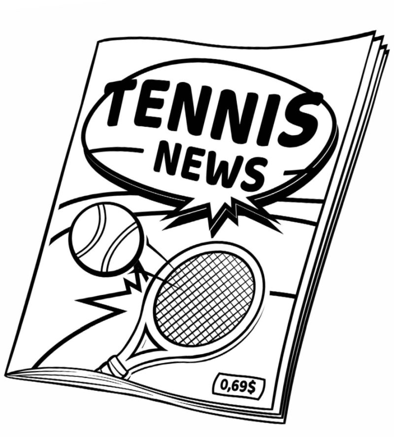 My First Tennis Coloring Book - Mr. Carrot