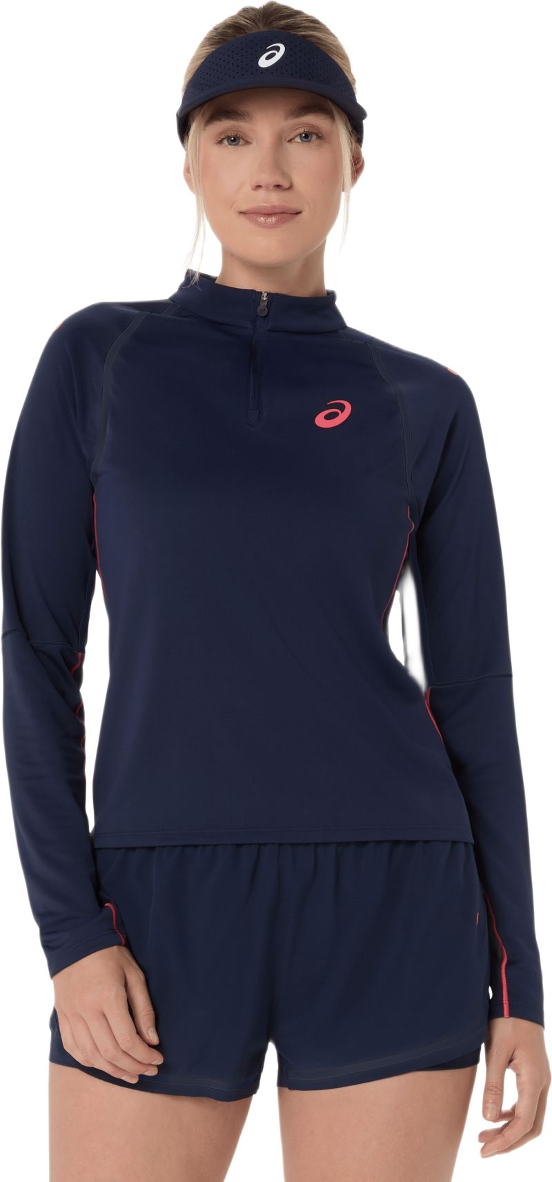 Asics Match 1/2 Zip Long Sleeve - midnight