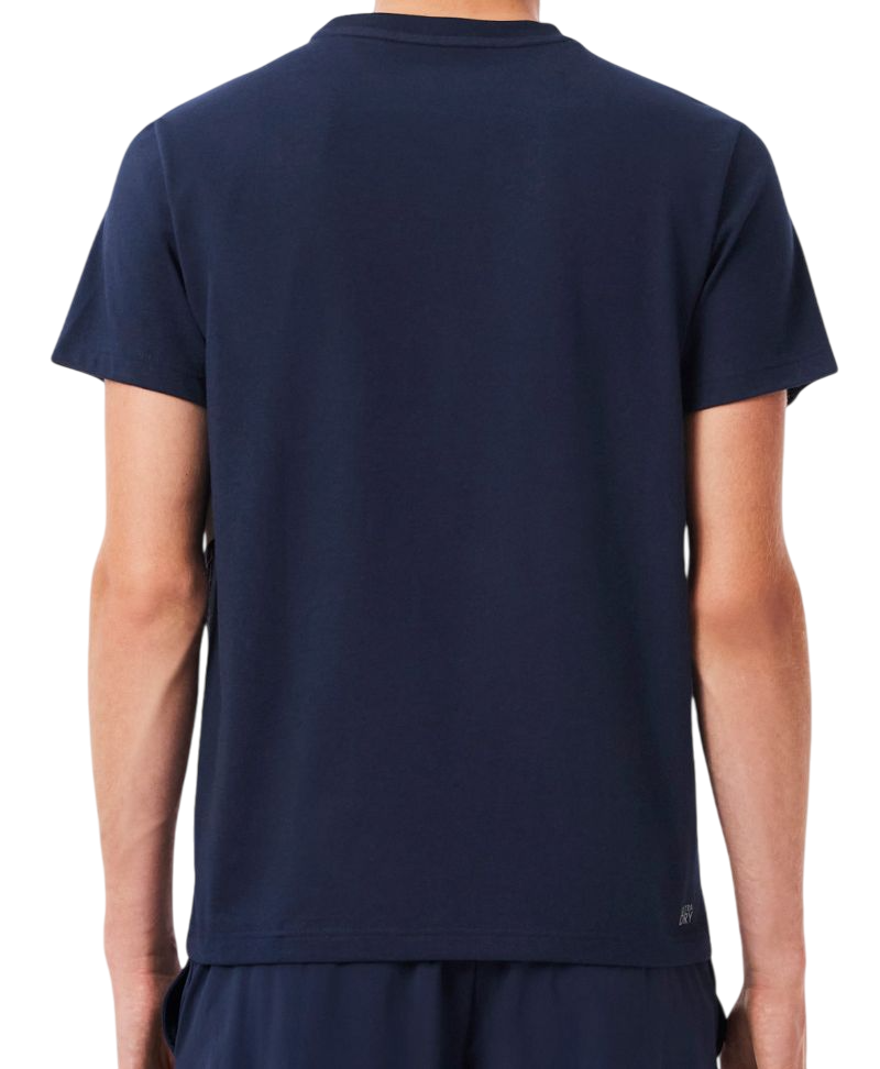 Lacoste Ultra Dry Tennis Heritage Print - midnight blue