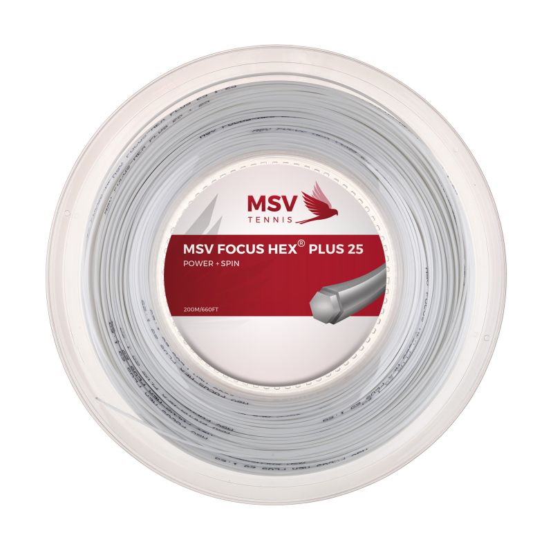 MSV Focus Hex Plus 25 (200 m) - white MSV Focus Hex Plus 25 (200 m) - white