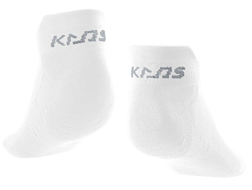 Wilson Kaos II No Show Sock 1P - white/grey