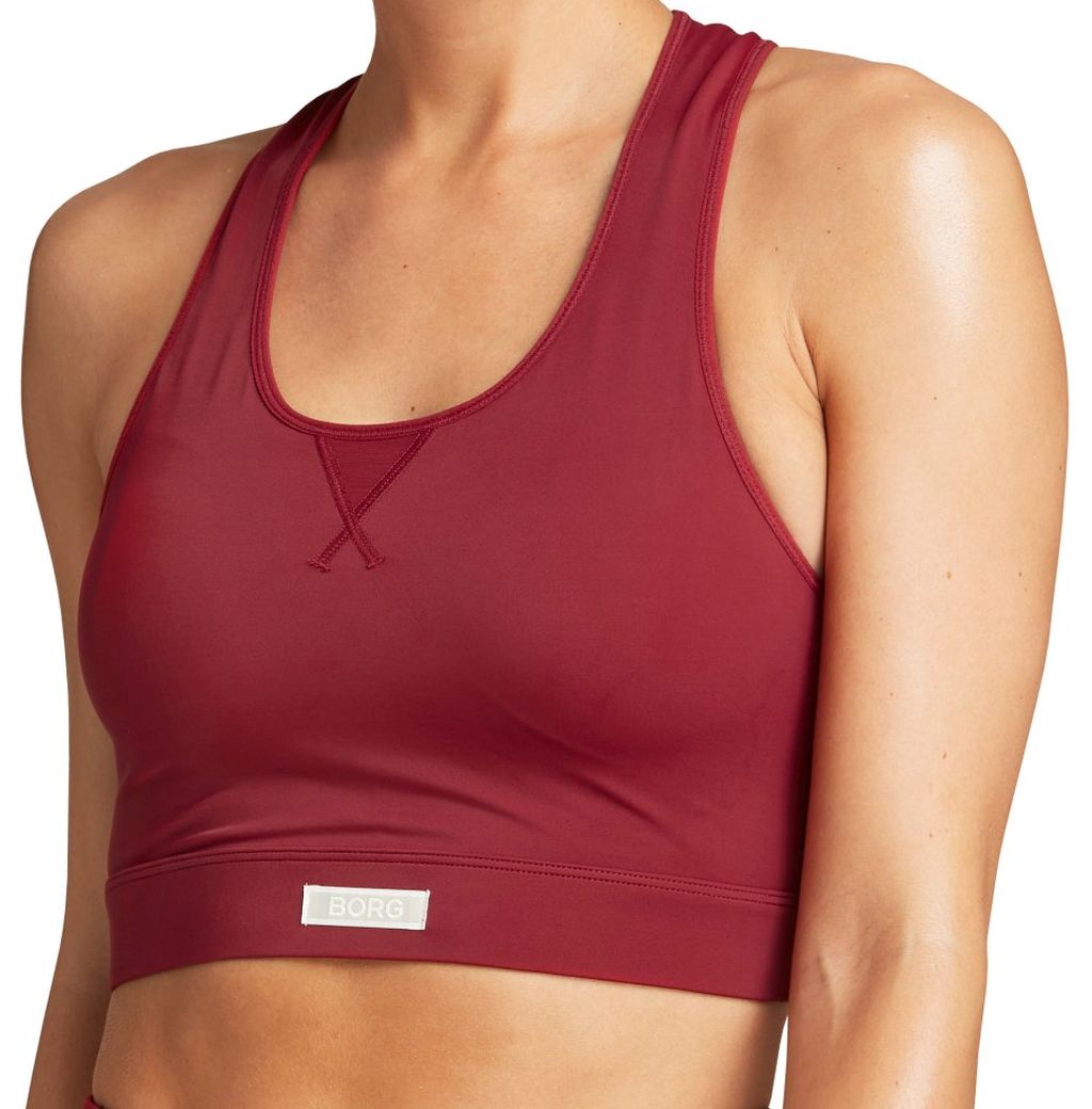 10000146_RD004_1 Björn Borg Performance Mid Support W - biking red