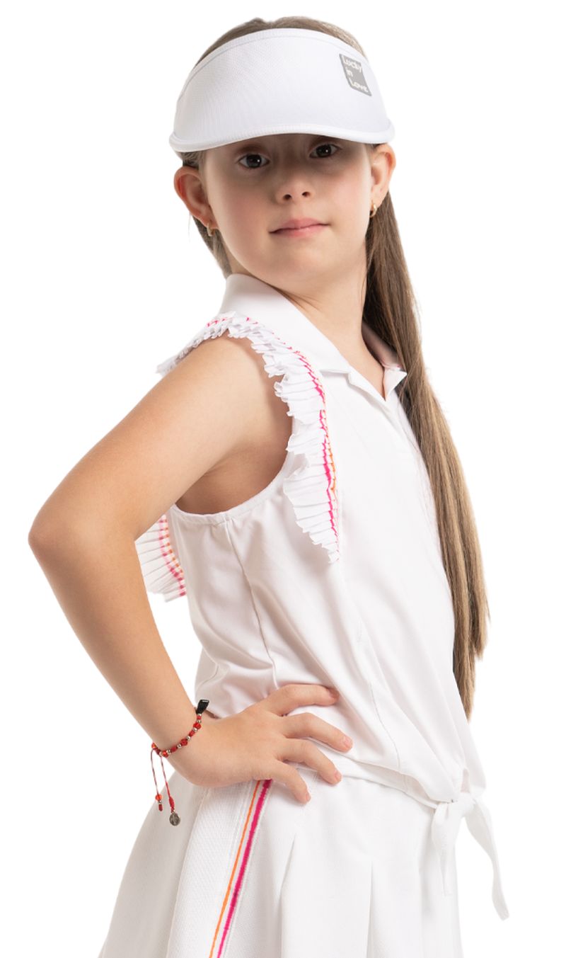 T287-X49110-2 Lucky in Love Girls Shockin' Classic Stripes Tie