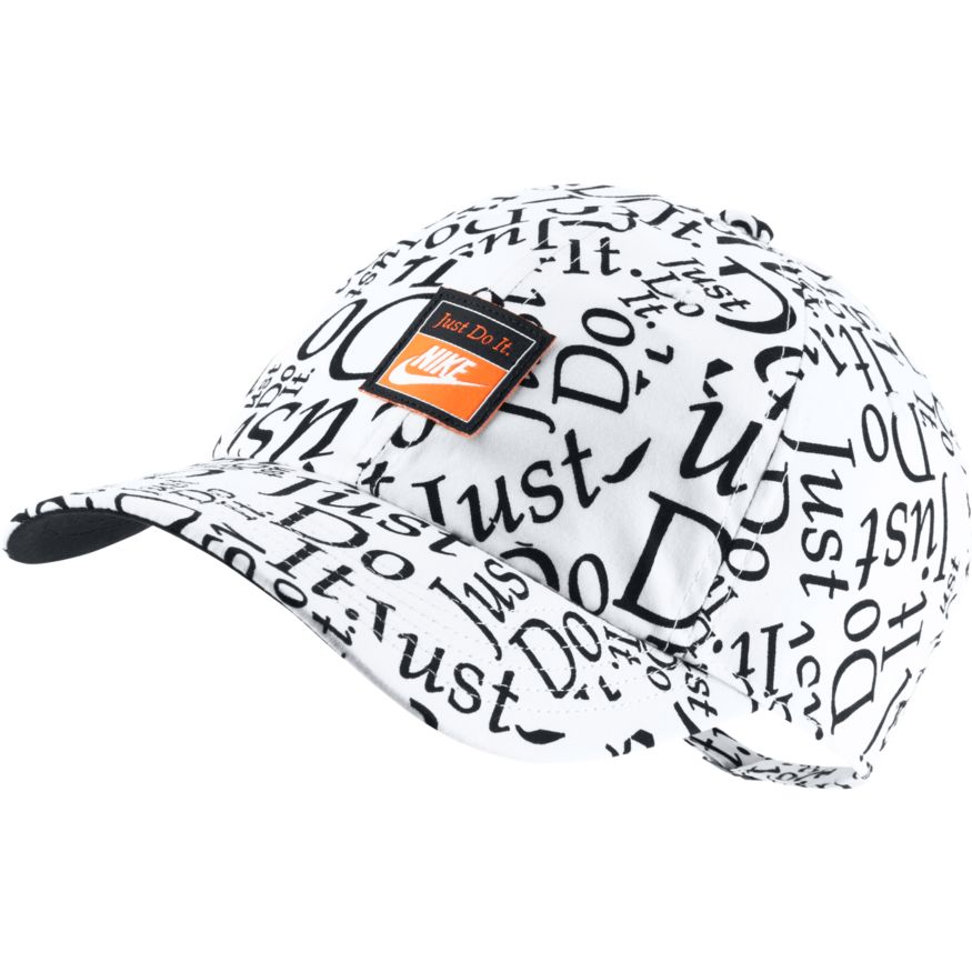 Nike Youth H86 Cap Just Do It AOP - white