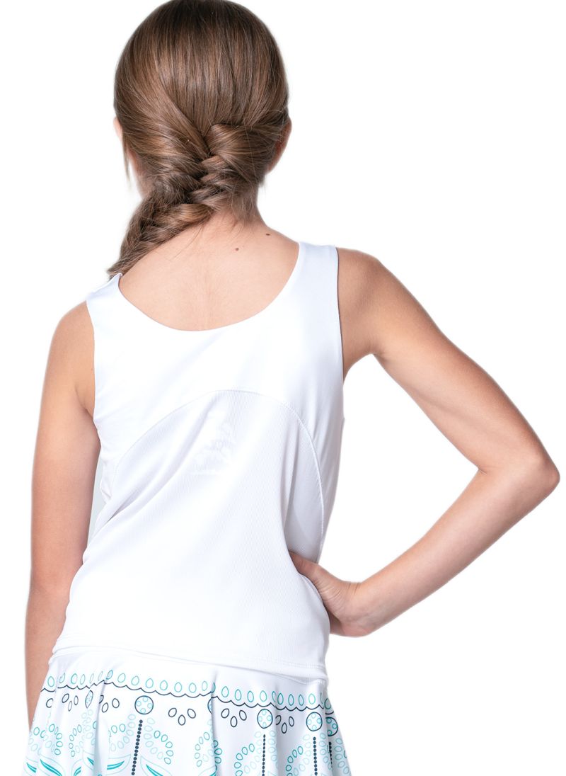 Lucky in Love Girls Linen Nouveau - white