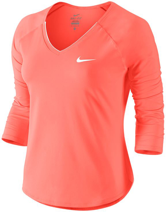 bright mango nike shirt womens