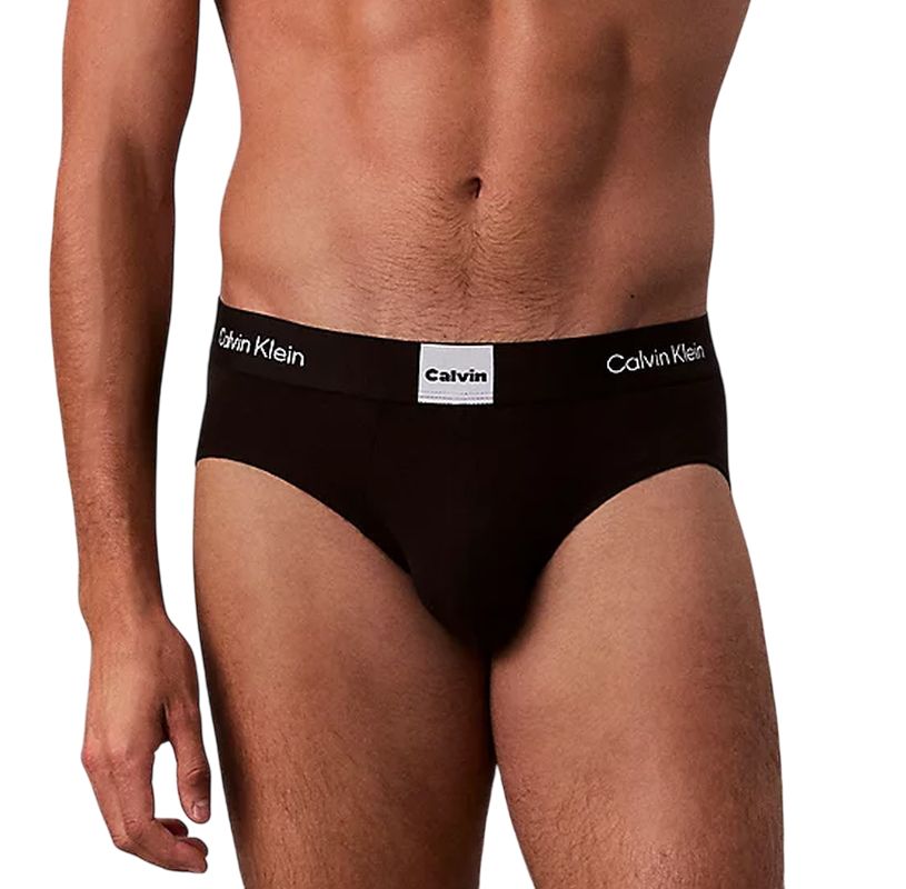 Calvin Klein Icon Logo Graphic Brief 3P - black