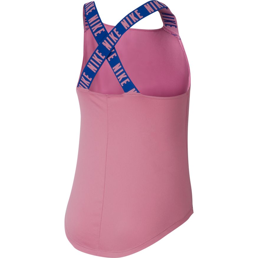 Nike Dry Tank Elastika G - magic flamingo/hyper blue/hyper blue