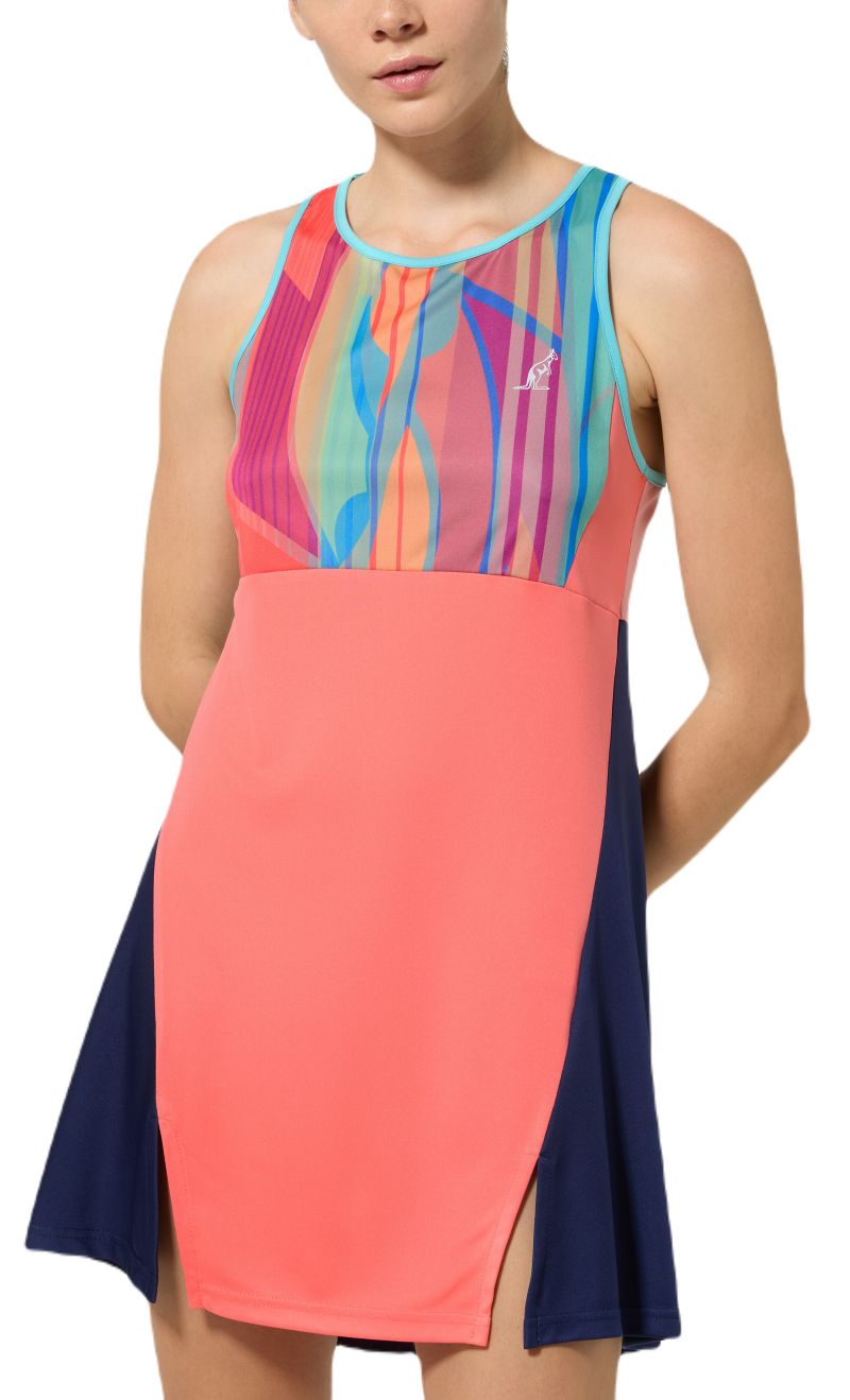 TEDAB0010-119-5 Australian Ace Sunset Dress - geranium