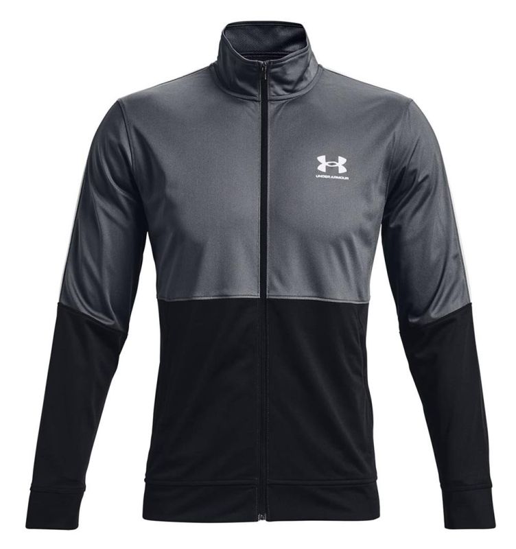 Under Armour Men's UA Pique Track Jacket - black/white