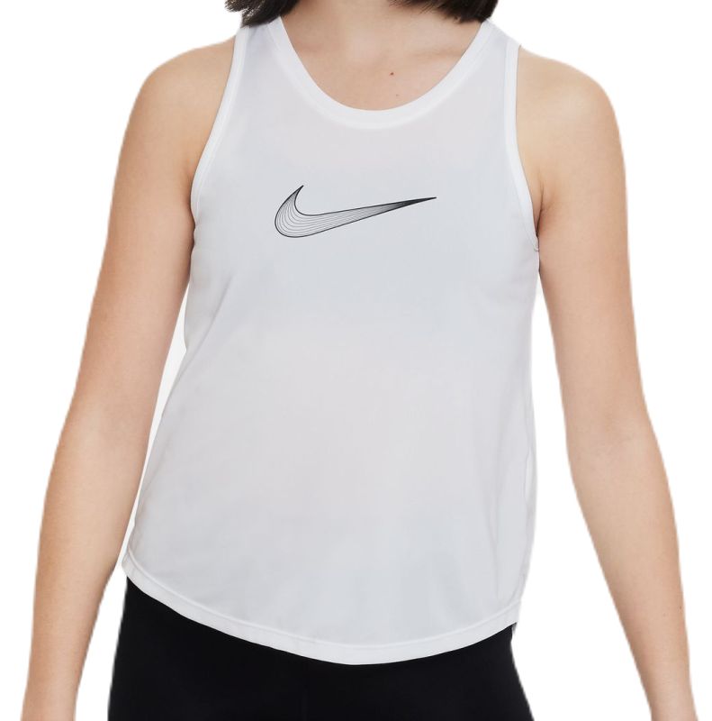 Nike Dri-Fit One Training Tank - white/black Nike Dri-Fit One Training Tank - white/black