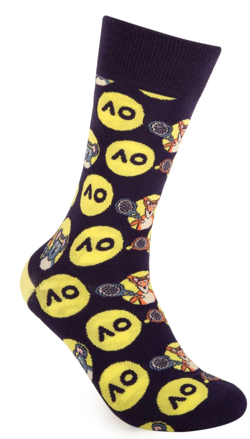 FAOA1404NAVY-2 Australian Open Aussie Animals Cotton