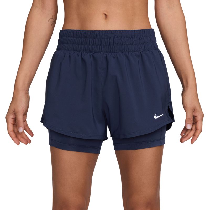 Nike Dri-Fit One 2-in-1 - midnight navy/reflective silver 