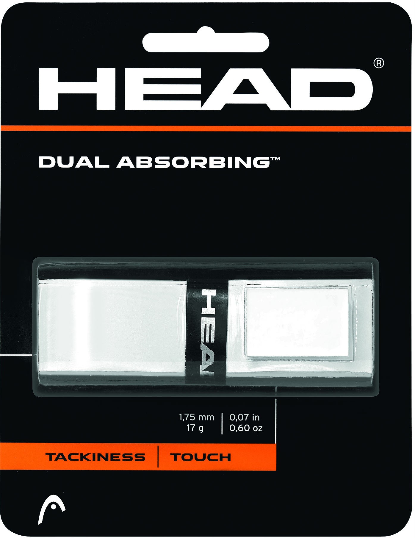 Head Dual Absorbing white 1P