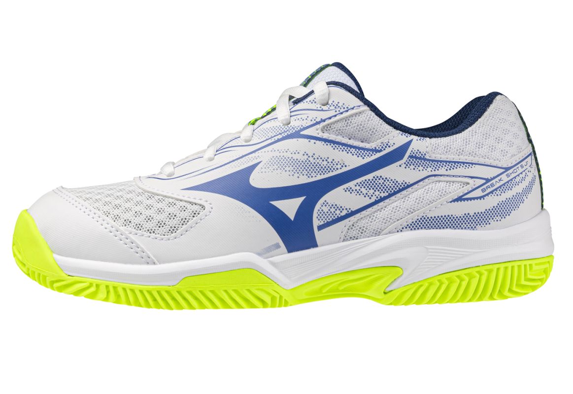 Mizuno Break Shot 5 Jr. CC - white/dazzling blue/light yellow