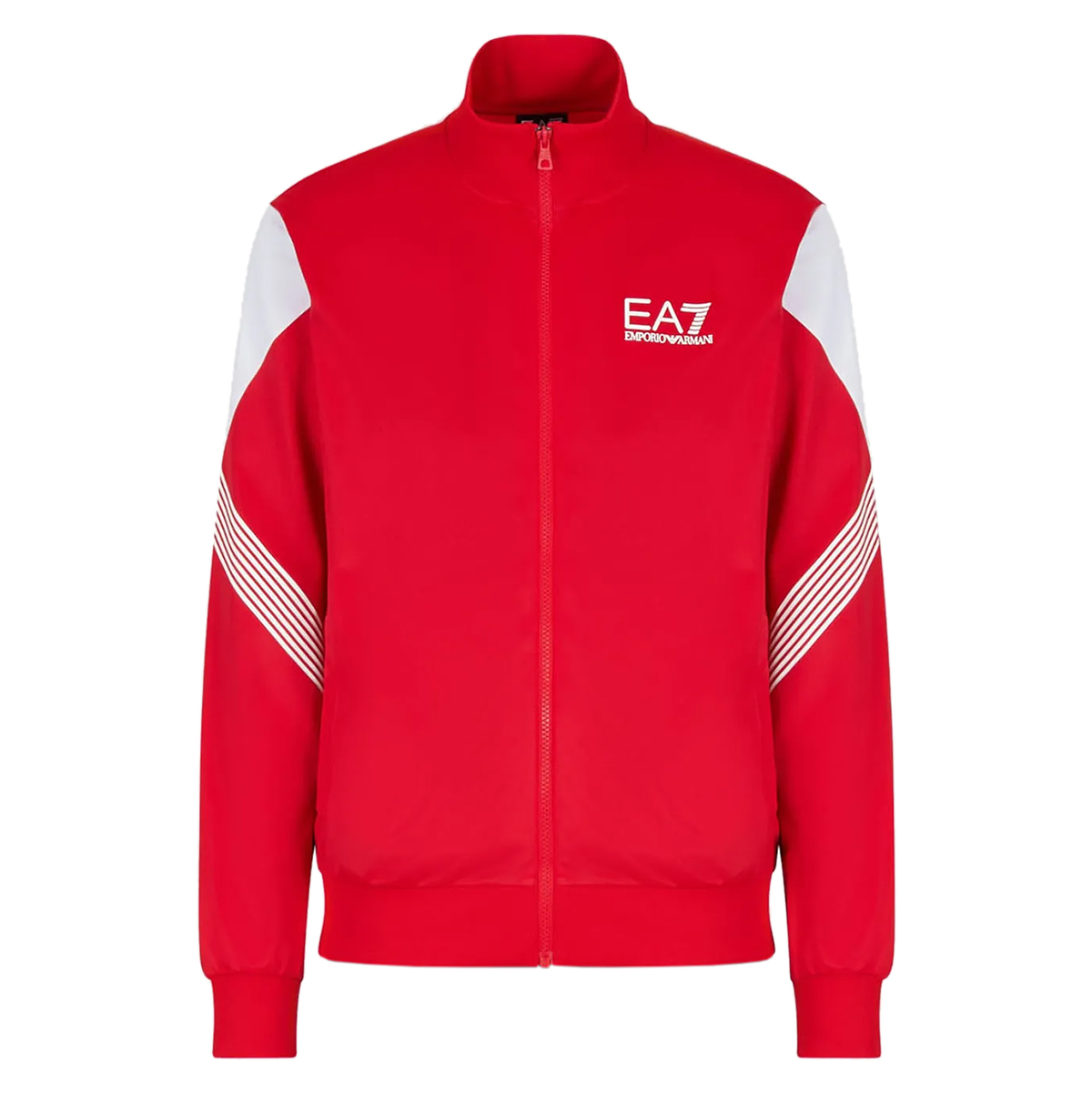EA7 Man Jersey Sweatshirt - racing red