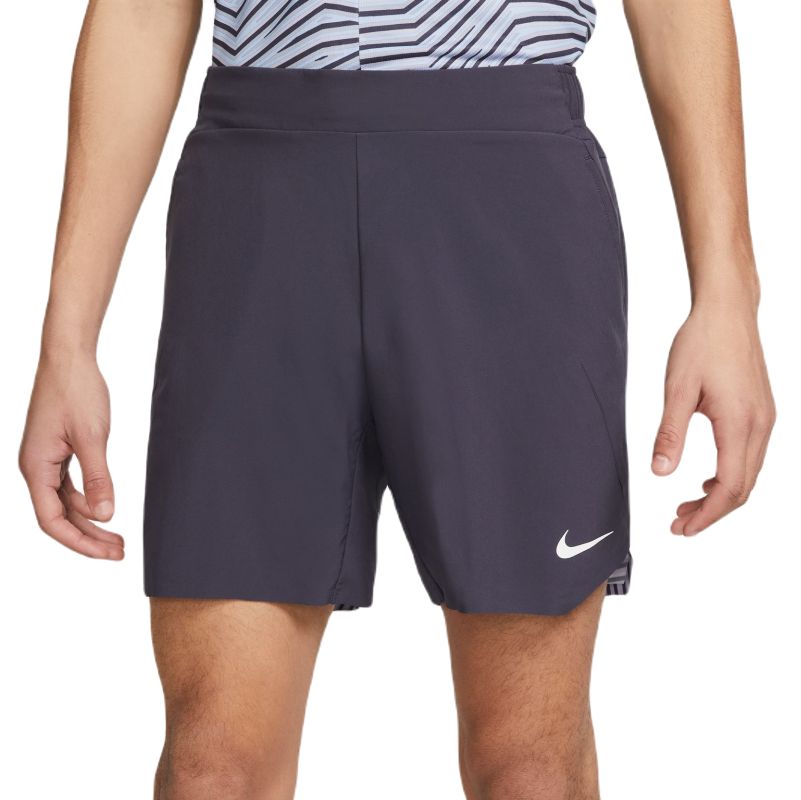 Nike Dri-Fit Slam Tennis Shorts - gridiron/white