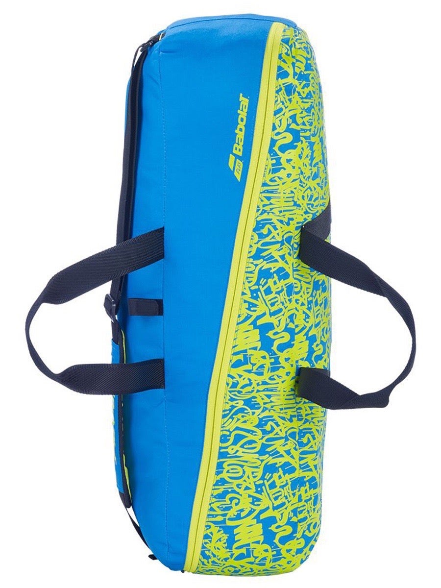 babolat-duffle-m-classic-blue-yellow-lime-3 Babolat Duffle M Classic - blue/yellow lime