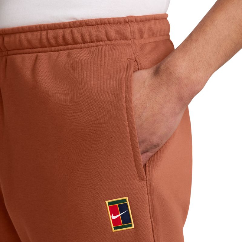 Nike Court Heritage Dri-FIT Fleece - dark russet 