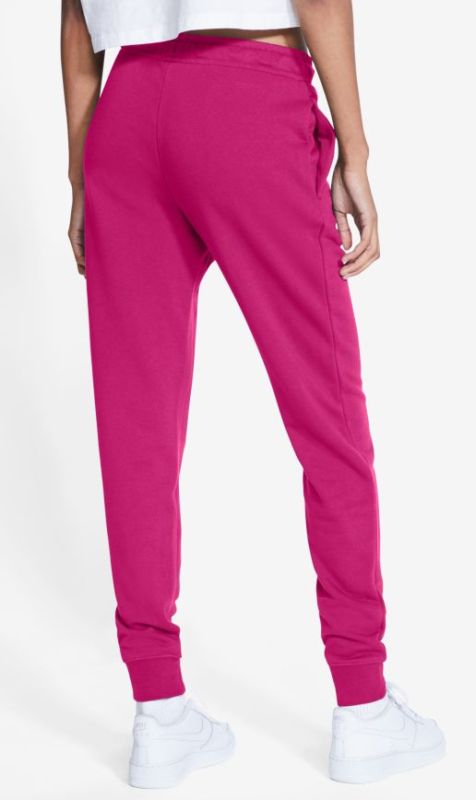 Nike NSW Essential Pant Regular Fleece W - fireberry/white