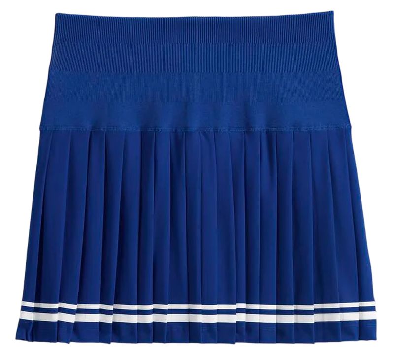 WW00160411_logo Wilson Midtown Tennis Skirt - royal blue