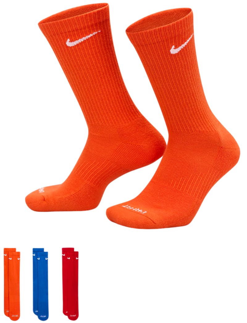 Nike Everyday Plus Cushioned Training Crew 3P