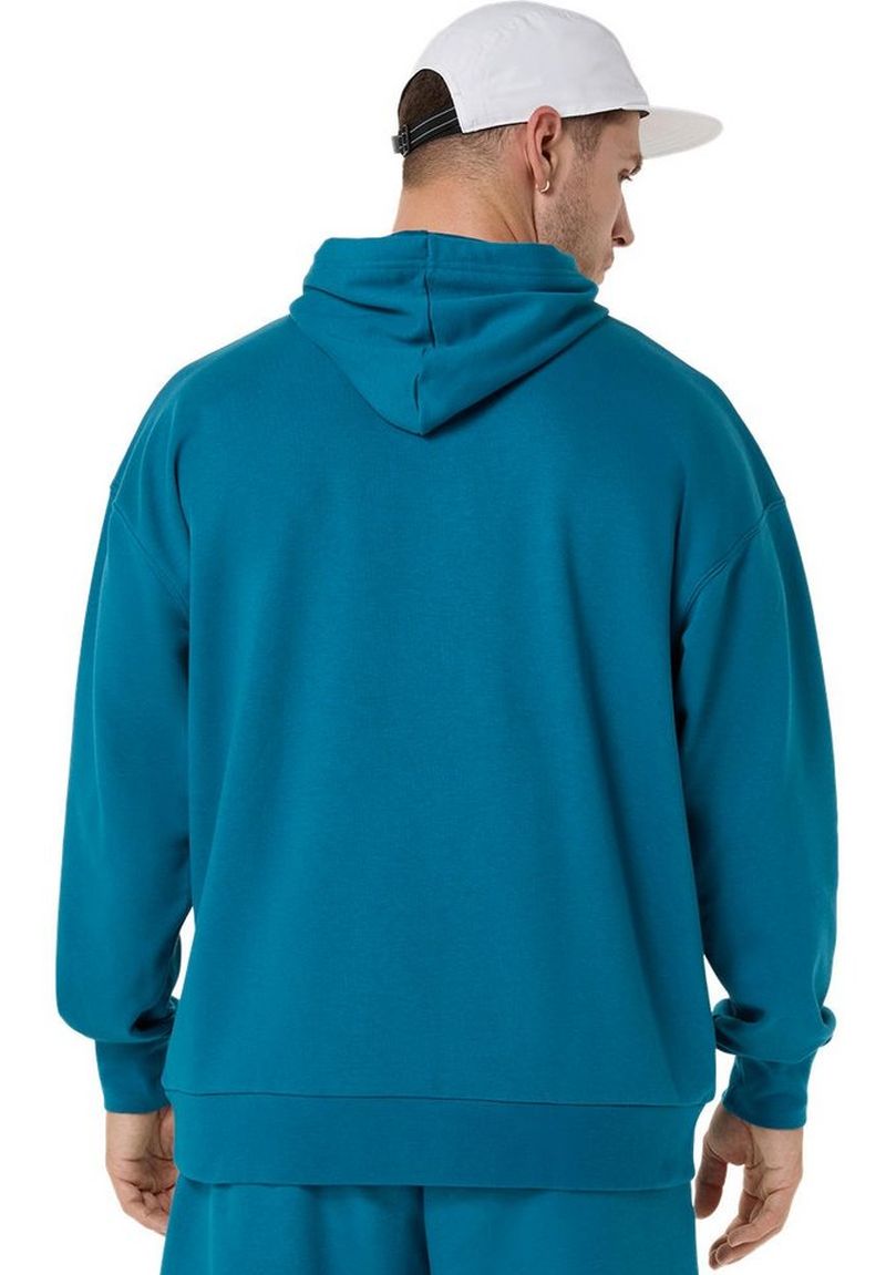 Asics French Terry Relaxed Pullover - dark teal
