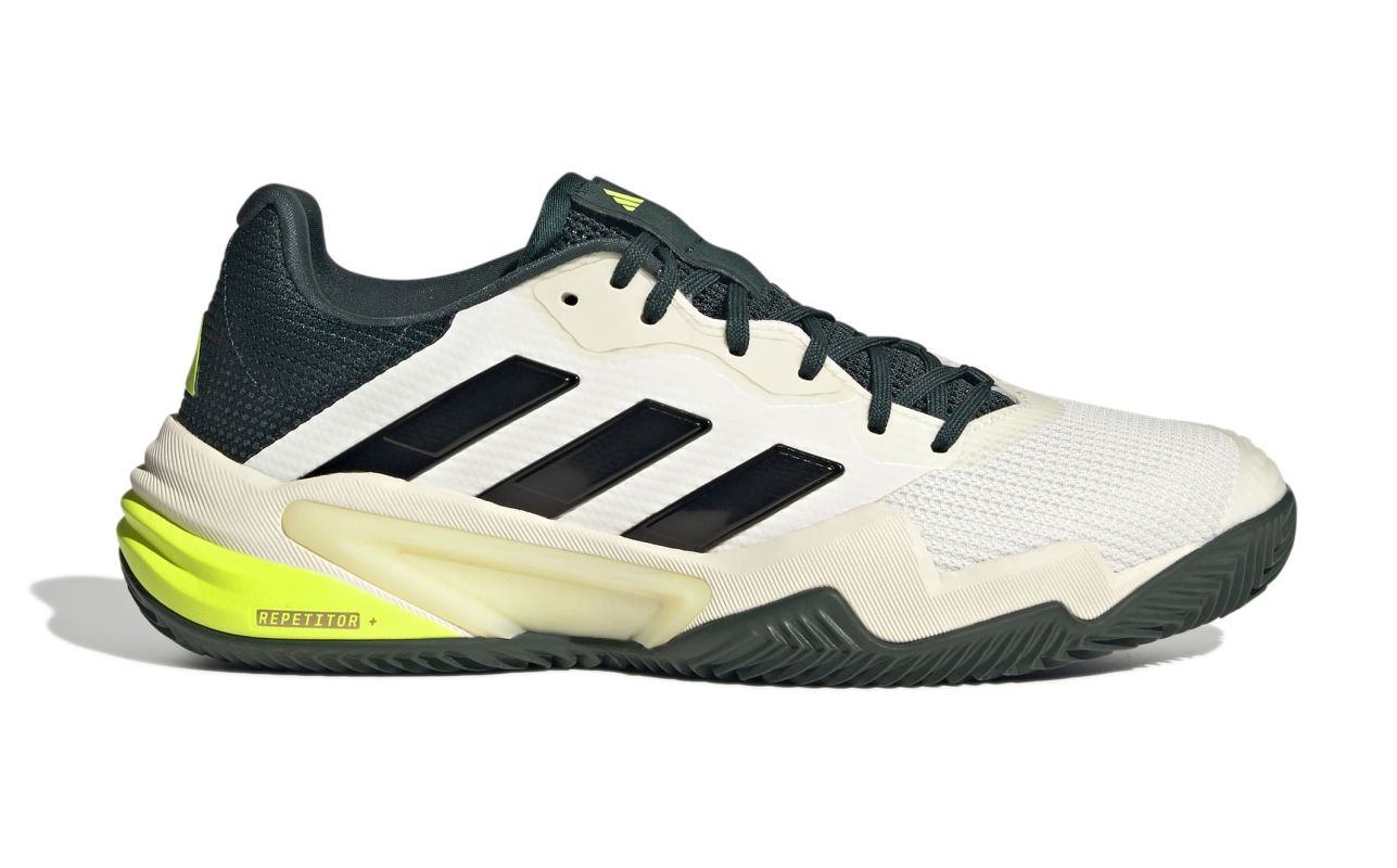 Adidas Barricade 13 M Clay - off white/core black/powder teal