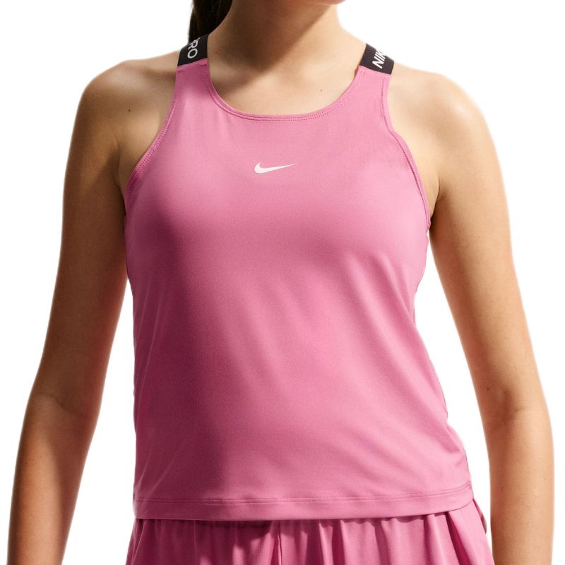 Nike Kids Pro Sleeveless - peony/black/white