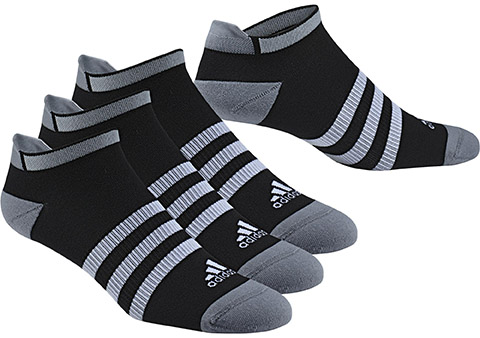 Adidas Clima ID no-show thin cushioned - 3 pary/black/black/black