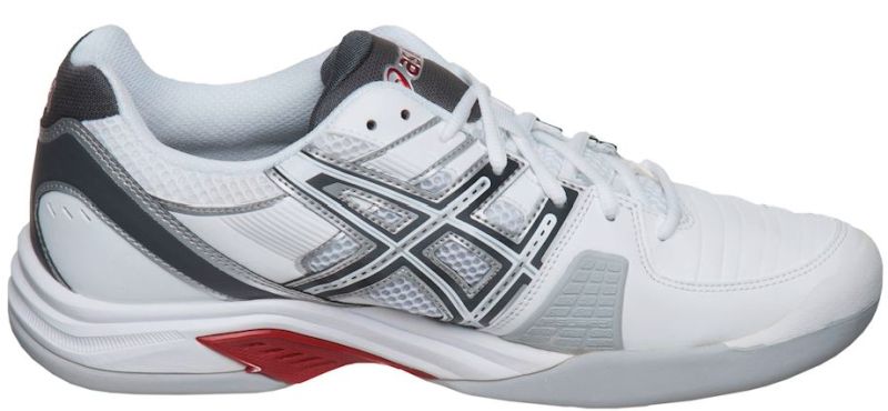 Asics Gel-Challenger 9 Indoor - white/charcoal/red