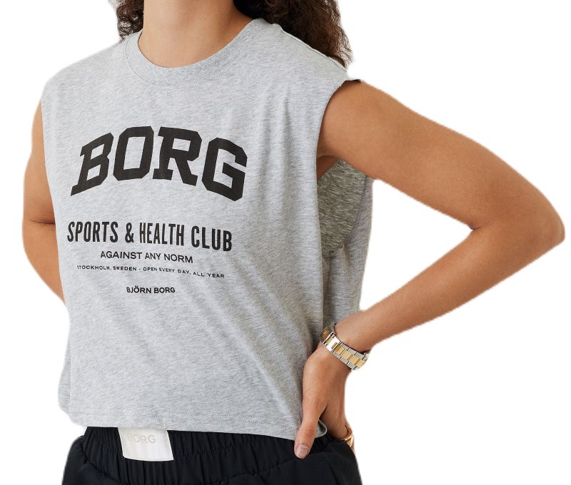 Björn Borg Borg Training Tank - light grey melange