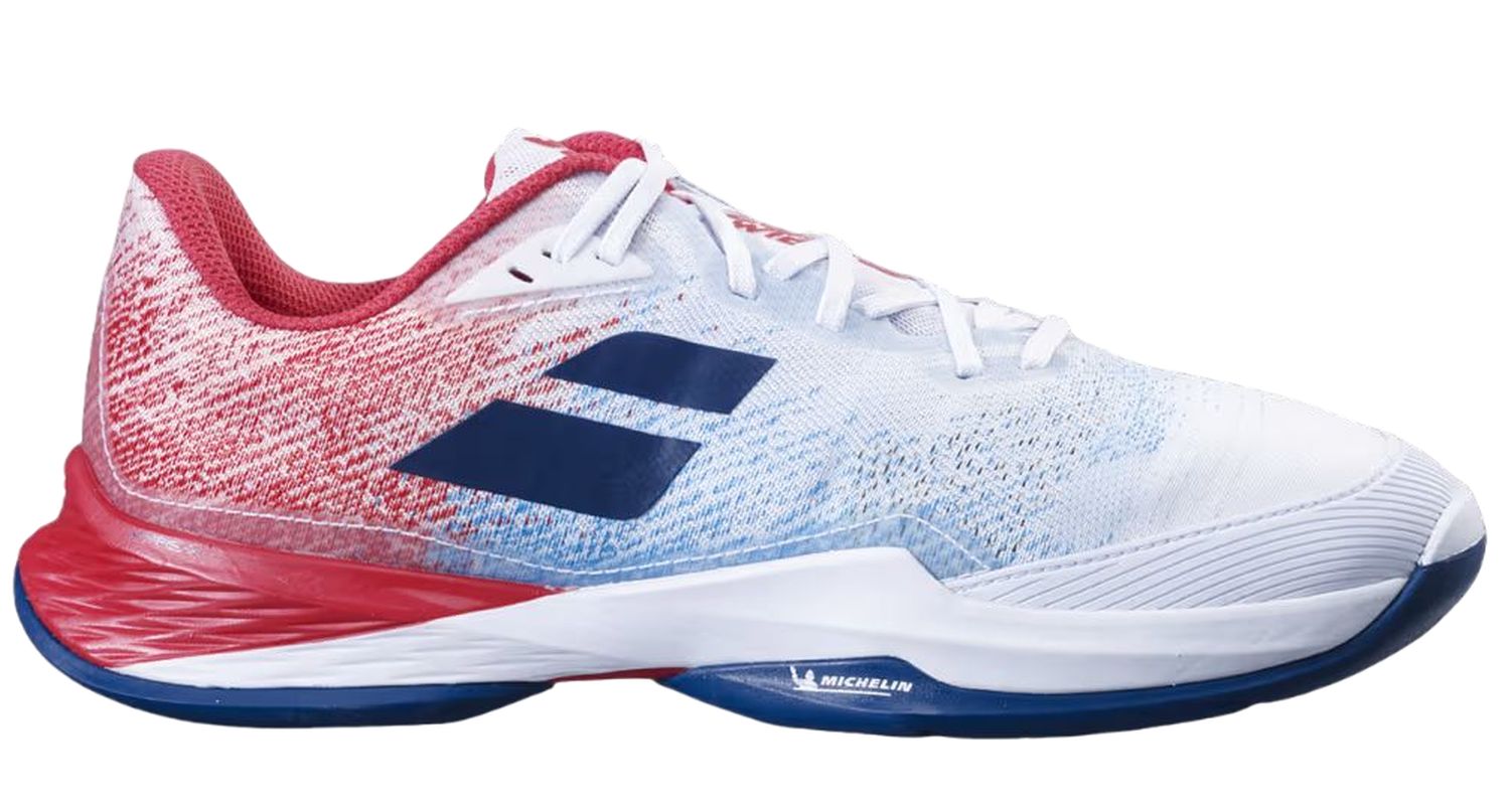 Babolat Jet Mach 3 All Court Men Wide - white/estate blue