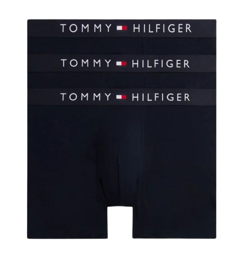 Tommy Hilfiger Stretch Cotton Boxer Briefs 3P - navy blue/navy blue/navy blue
