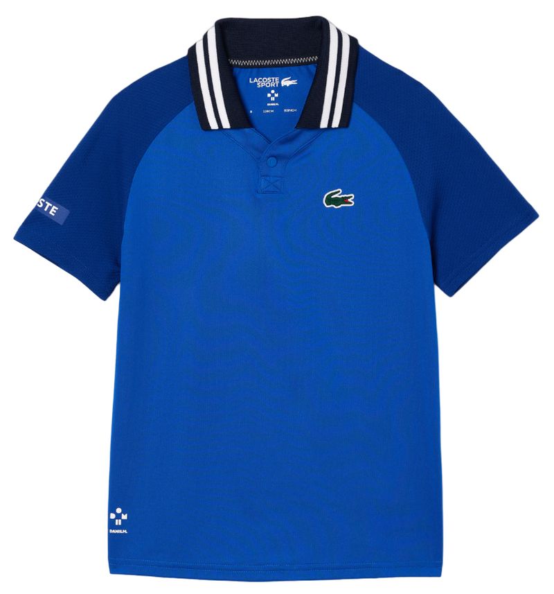 Lacoste Sport X Daniil Medvedev Jersey Polo Shirt - blue/navy blue Lacoste Sport X Daniil Medvedev Jersey Polo Shirt - blue/navy blue