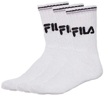  Fila Crew Socks - 3 pary/white