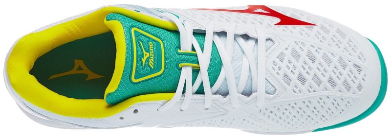 mizuno-wave-exceed-tour-4-ac-white-red-green-4 Mizuno Wave Exceed Tour 4 AC - white/red/green