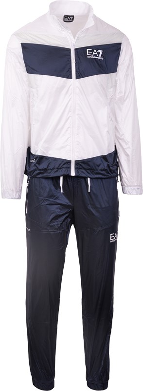EA7 Man Woven Tracksuit - white/navy blue