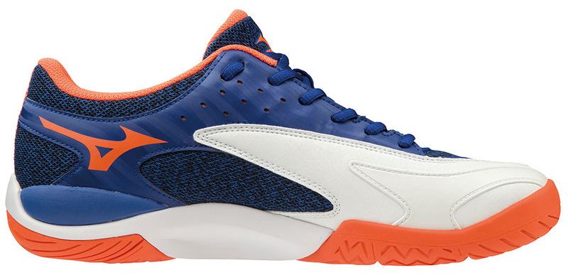 Mizuno Wave Flash AC - white/rblue/nasturtium
