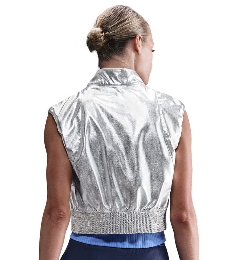 Nike Court Slam Vest - metallic silver/black