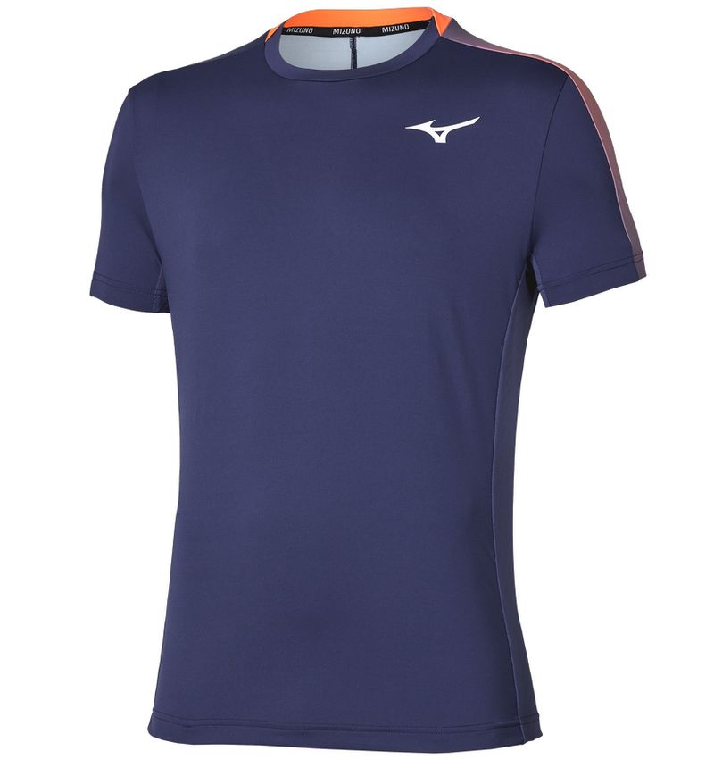 Męski t-shirt Mizuno Tennis Short-Sleeve - beacon blue