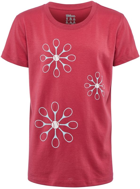 Wilson Floret Tech Tee - holly berry