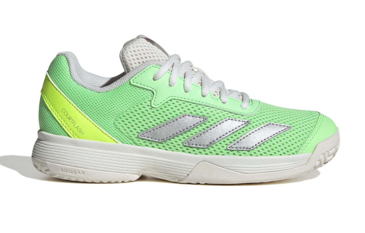 Adidas Courtflash K - pure teal/silver metallic/lucid lemon