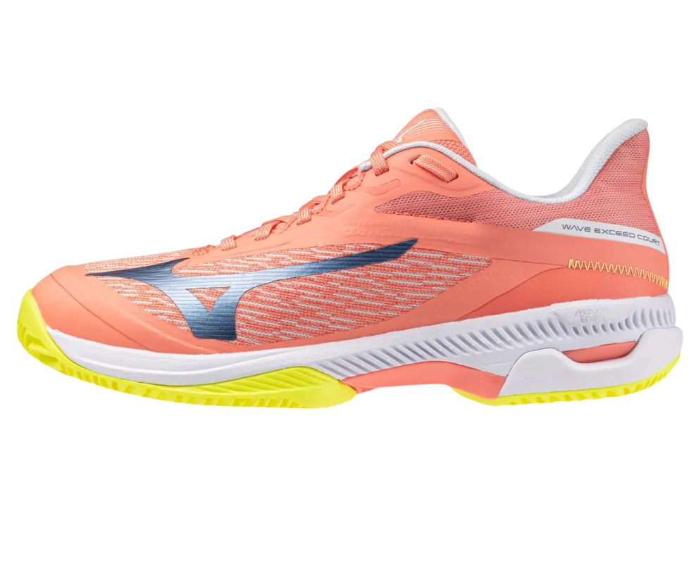 Damskie buty do padla Mizuno Wave Exceed Court Padel - desert flower/wild wind/yellow jasper