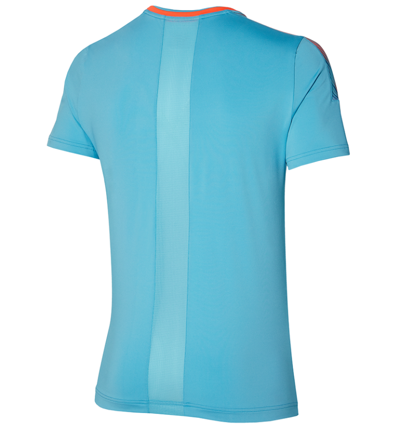 Mizuno Shadow Tee - maui blue