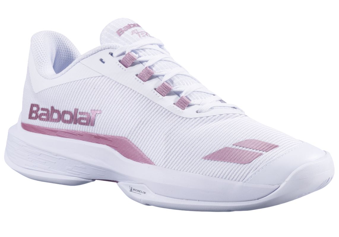 Babolat Jet Tere 2 All Court - white/gold pink Babolat Jet Tere 2 All Court - white/gold pink