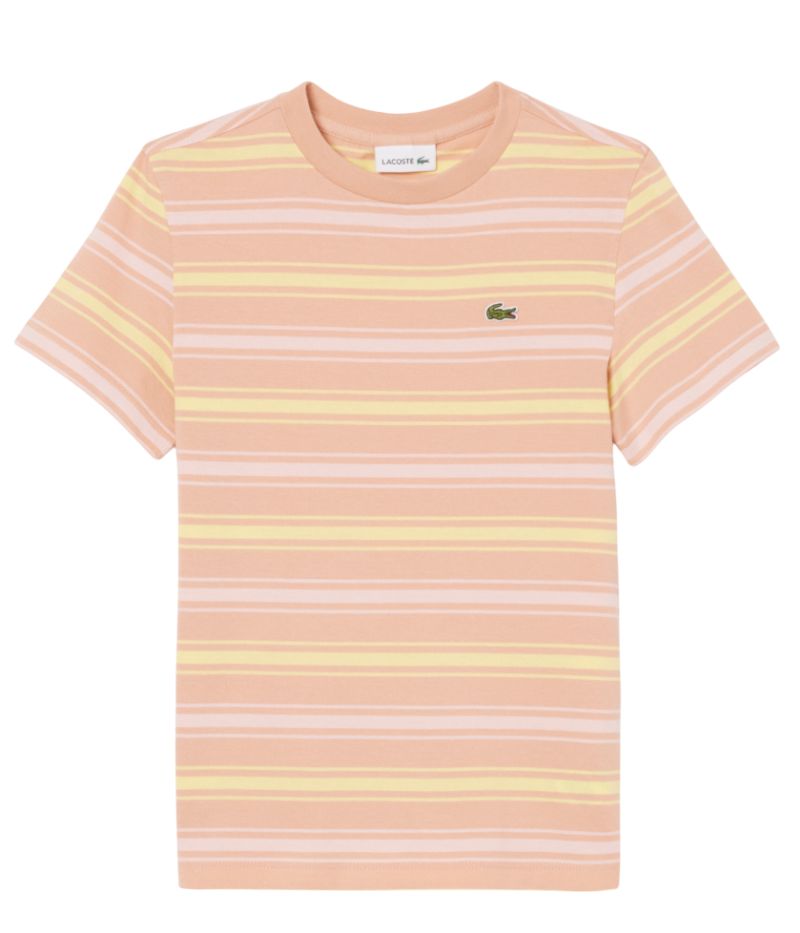 TJ8408_I0W_24 Lacoste Boys Contrast Stripe Cotton