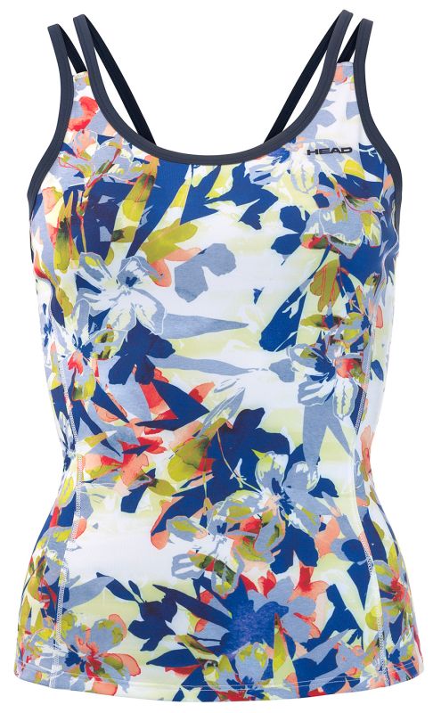 Head Vision Graphic Strap Tank W - blue/yellow Head Vision Graphic Strap Tank W - blue/yellow