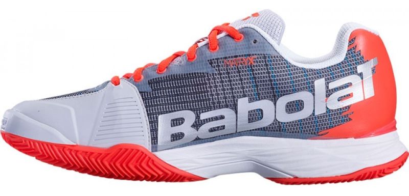 Babolat Jet Mach I Clay Men - silver/fluo strike