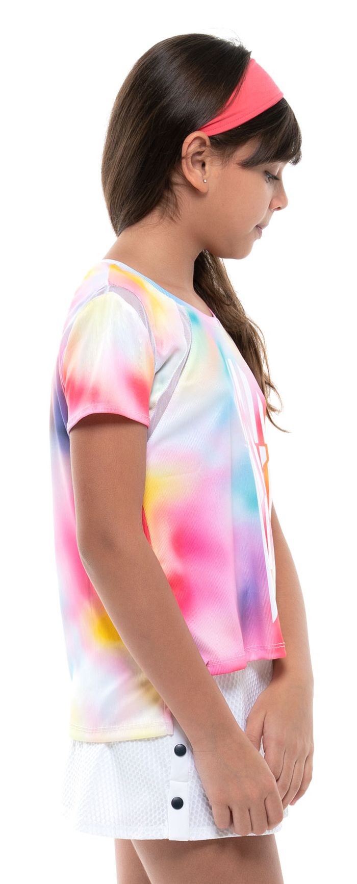 Lucky in Love Techno Tropic Techno Star S/S Girls - punch